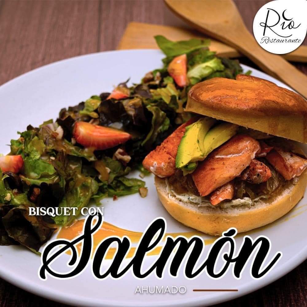 platillo bizquet con salmón